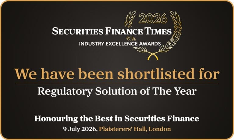TRAction has been shortlisted for Regulatory Solution of the year 2026